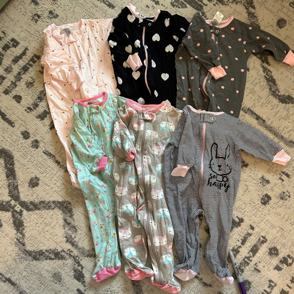 6 Gerber Sleepers (3-6 months)